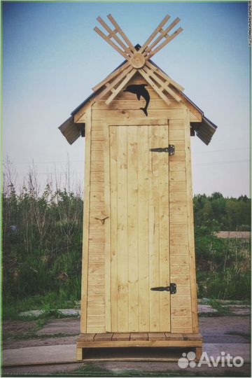 Дачный туалет деревянный с установкой эпг 447
