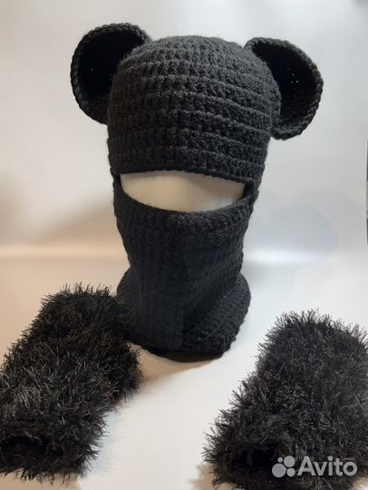 Балаклава « Микки » с митенками