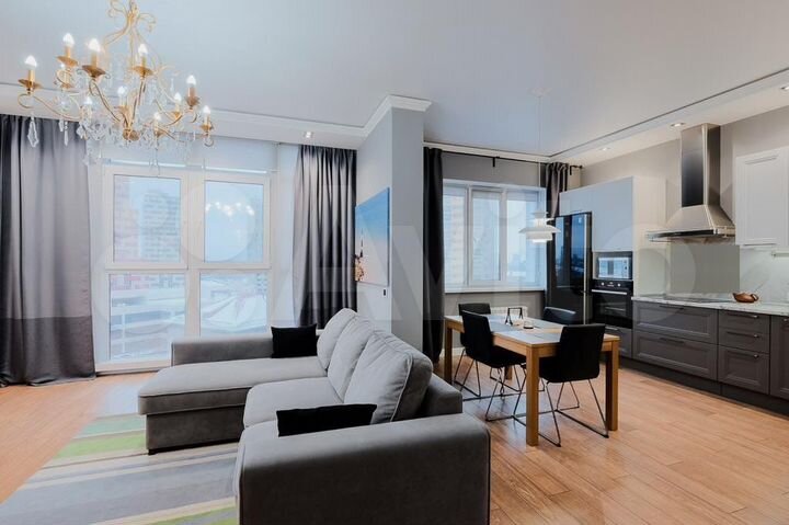 2-к. квартира, 65 м², 6/22 эт.