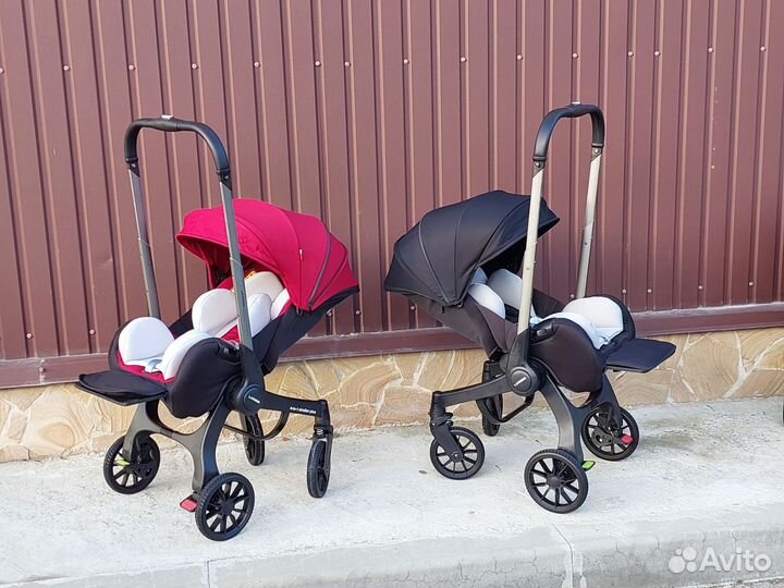 Коляска автокресло Luxmom E50 (огонь)