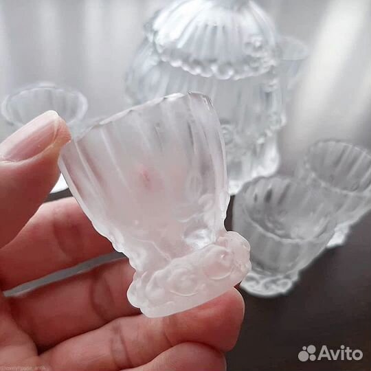 Антикварный набор -графин +6рюмок.1930г.Богемия