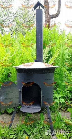 Печь РФ печка очаг учаг 6-22л разборная под казан