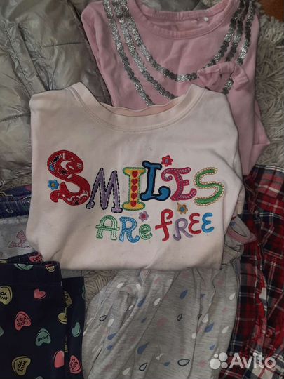 Пакет вещей для девочки на 3 года