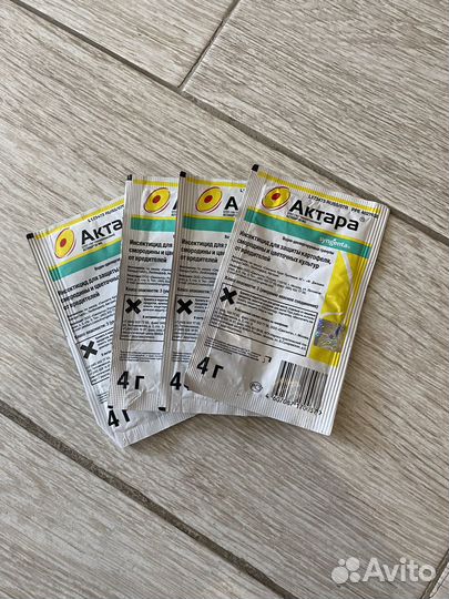 Актара 4г 4ш защита картофеля