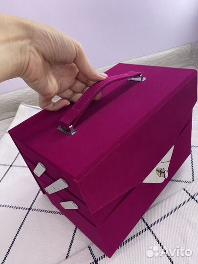 Шкатулка сумка бокс бьюти-кейс