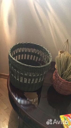Корзины плетеные из лозы
