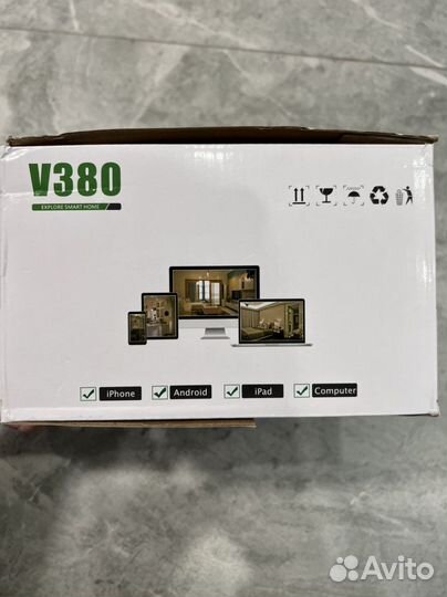 Уличная 4G камера видеонаблюдения V380 с симкартой