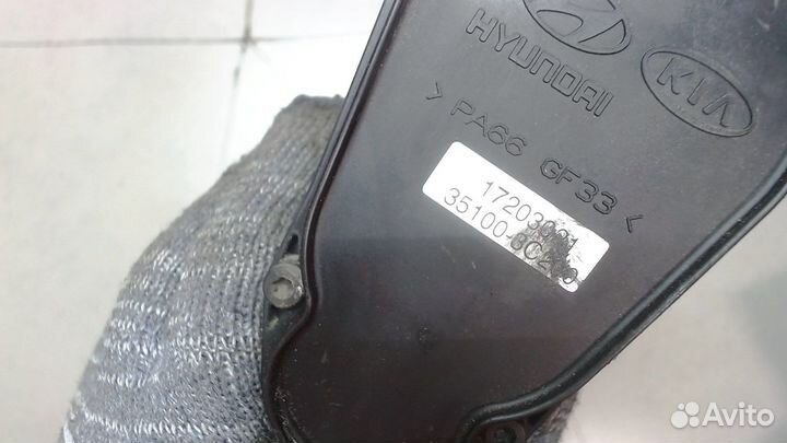 Заслонка дроссельная Hyundai Santa Fe, 2006