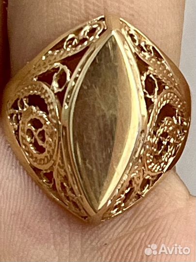 Золотое кольцо 583 пр р 18