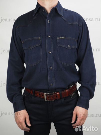 Рубашка Boss полиринг чернильная, размеры 50-60