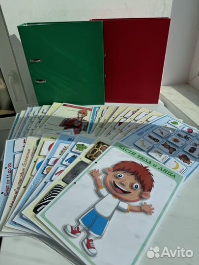 Развивающий альбом для детей на липучках