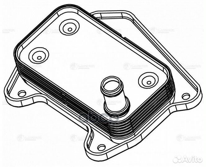 LOC 1503 радиатор масляный MB W203/Sprinter LO