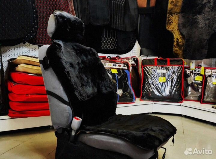 Меховые Накидки Чехлы на сиденья Chevrolet Cobalt