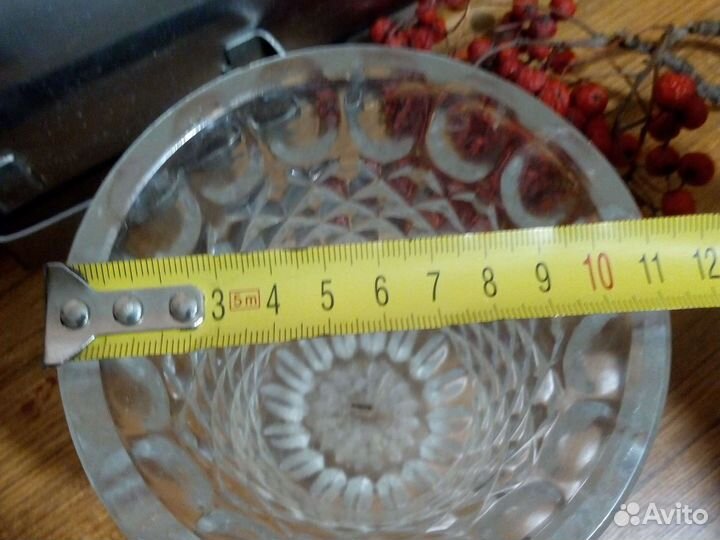 Вазочка хрустальная 16 х 11см