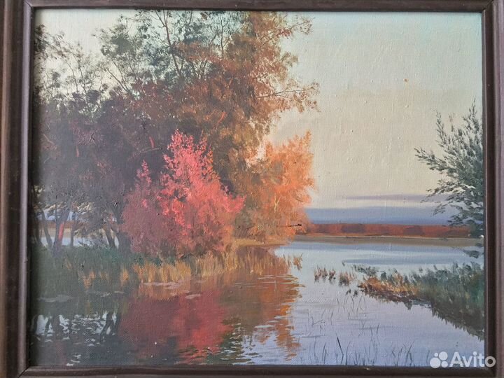 Картина холст/масло.Павлов Петр Васильевич.Природа