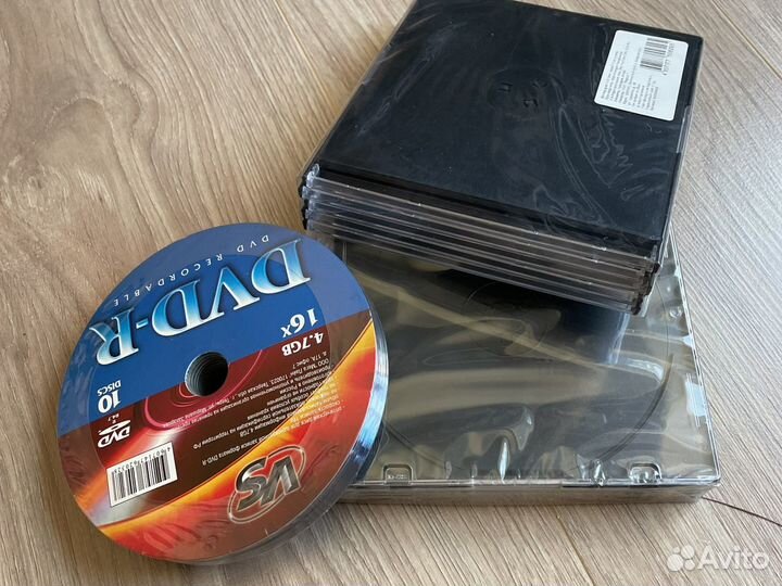 Диск DVD-R (10шт) + боксы