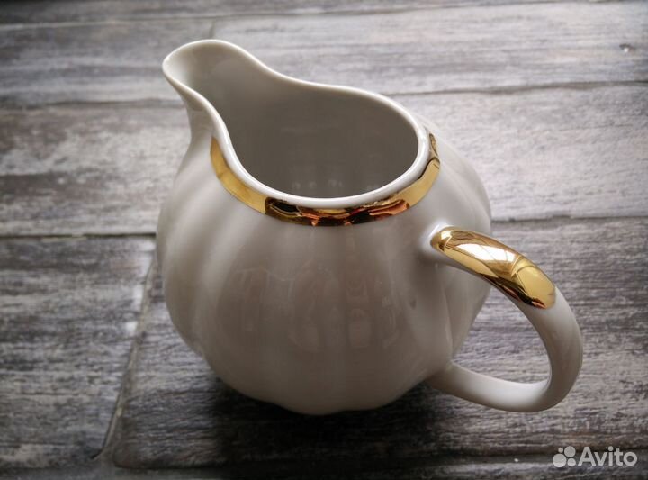 Чайный сервиз Золотая лента Дулево 91 93 г