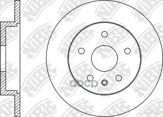 Торм.диск зад. chevrolet Cruze 1,6-2,0 CDI 05/0