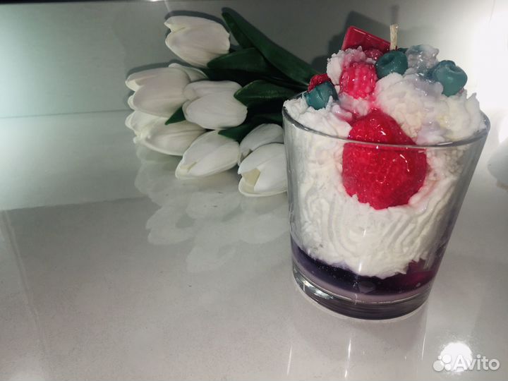 Десертные свечи,скрабы