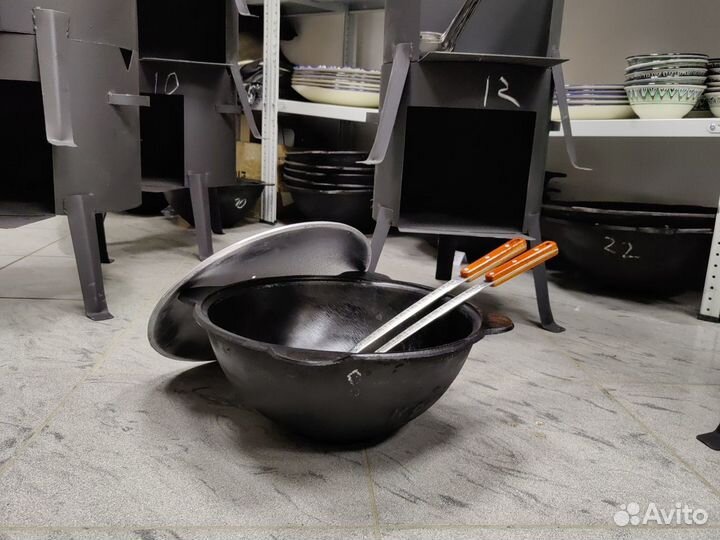 Казан чугунный 8 литров