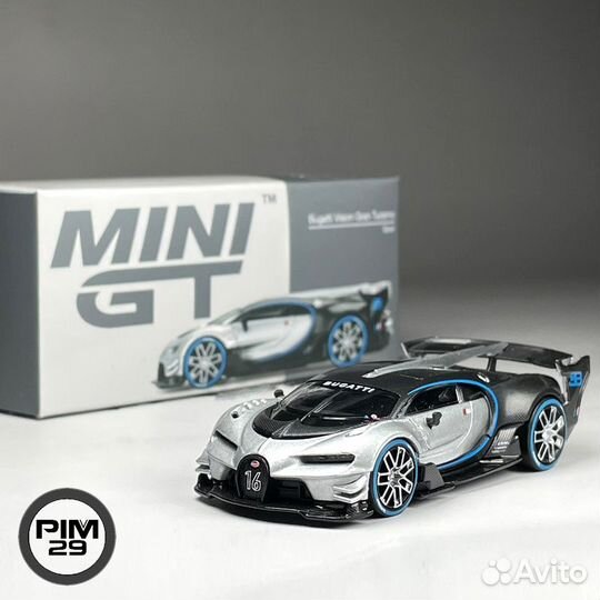 Модели авто Bugatti Mini GT 1/64