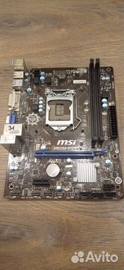 Материнская плата MSI H81M-P33