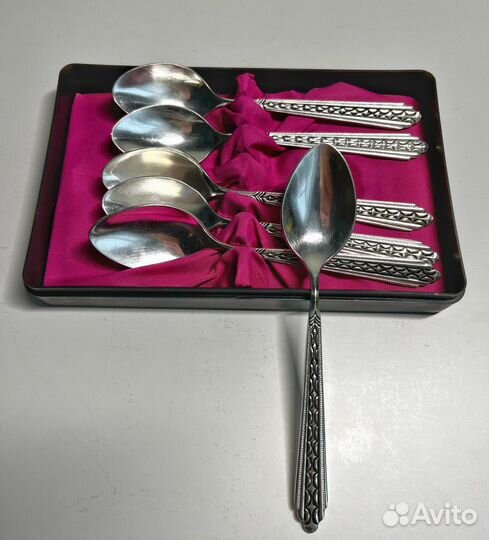 Ложки чайные мельхиор СССР винтаж