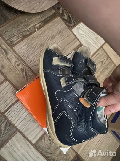 Сандали кожаные детские с ортопедической стелькой