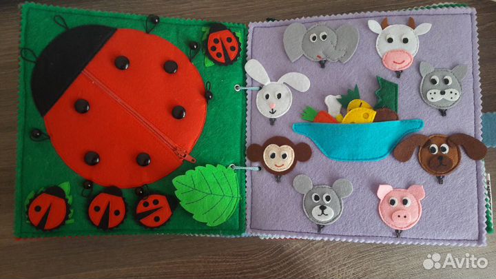 Детская развивающая книга