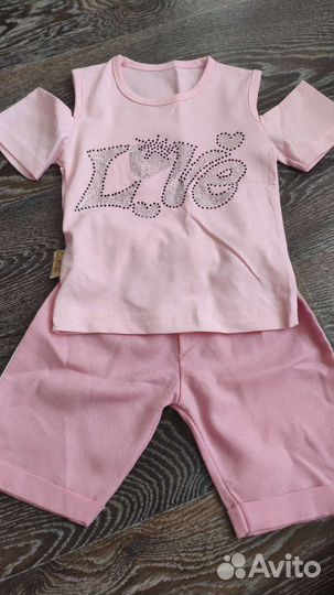 Пакет вещей на девочку 3-9 месяцев