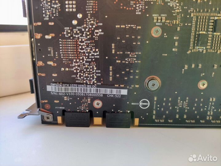 Видеокарта MSI GeForce GTX 1070 Aero 8GB