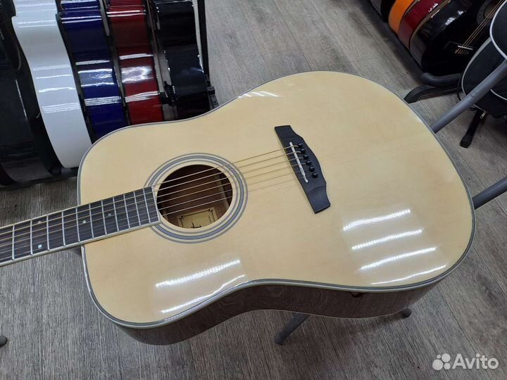 Гитара леворукая акустическая дредноут