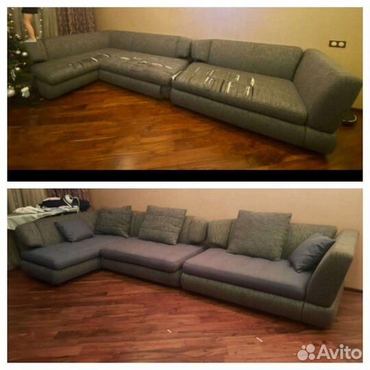 Перетяжка мягкой мебели