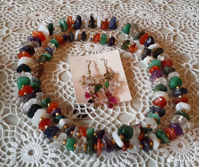 Бусы и серьги