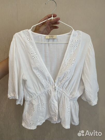 Блузка ришелье + топы