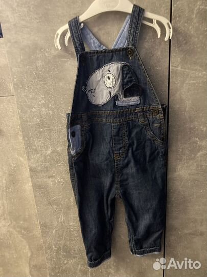 Джинсовый комбинезон 86