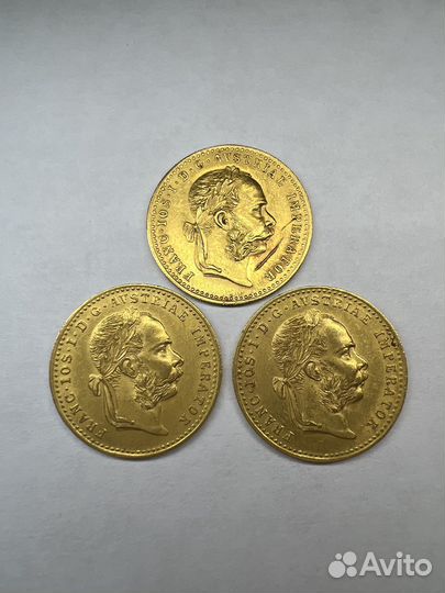 Золотые монеты Австрии