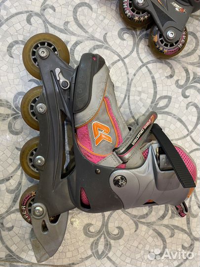 Роликовые коньки детские раздвижные 31-34 Matrix