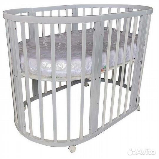 Кроватка овальная
