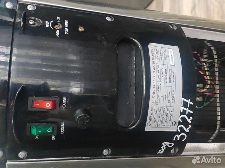 Куллер для воды напольный с холодильником