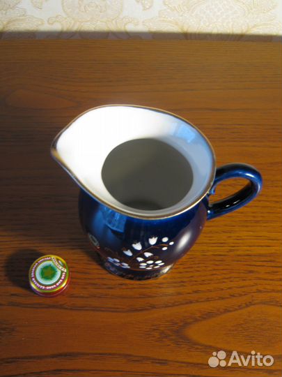 Синий соусник/сливочник