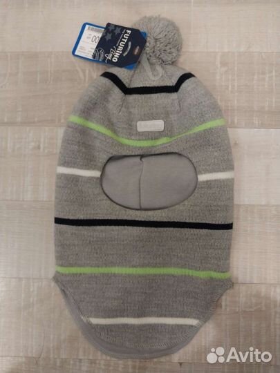 Шапка шлем для мальчика 50 52