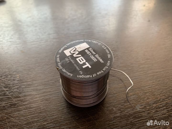 Припой Hi-End Cardas Quad Eutectic, WBT 0820