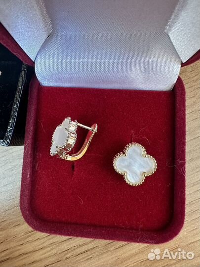 Серьги в стиле Van Cleef