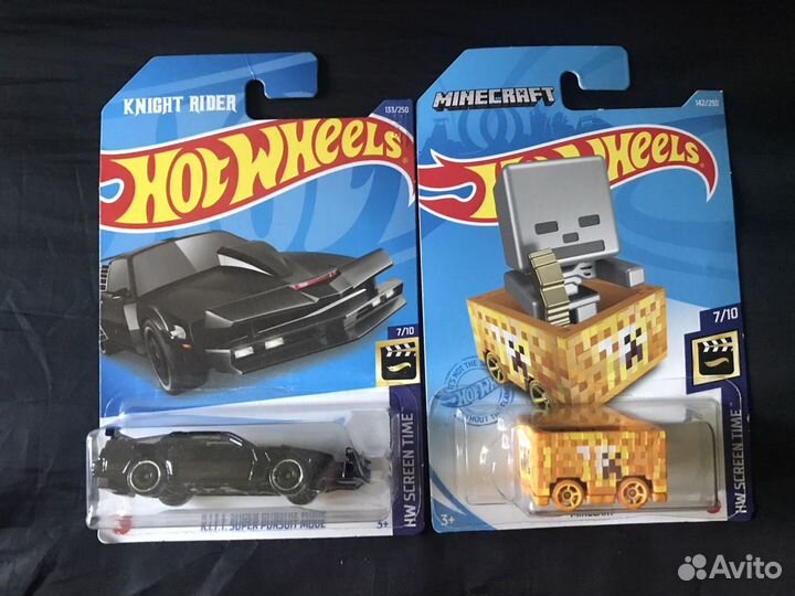 Машинки Hot Wheels Screen Time и тематические