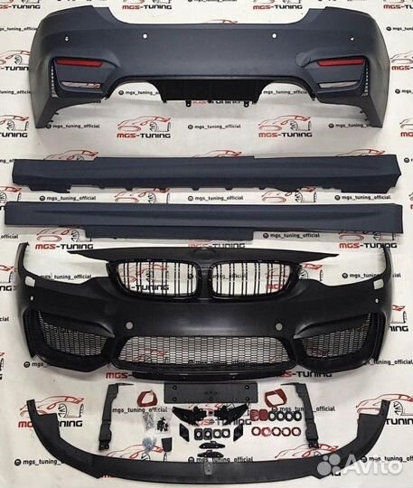 Обвес BMW 4 series f32 M4 Look + ноздри
