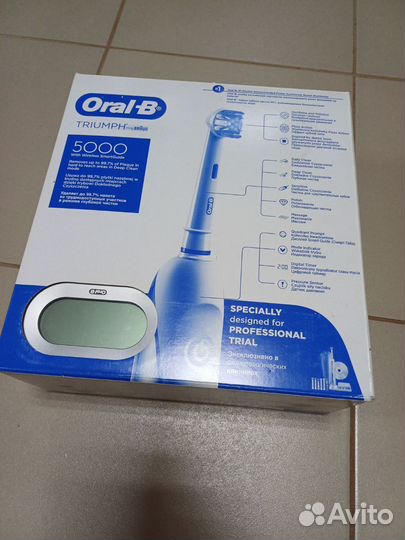 Электрическая зубная щетка oral b triumph 5000