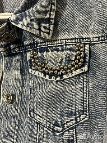 Джинсовая куртка женская 40 42