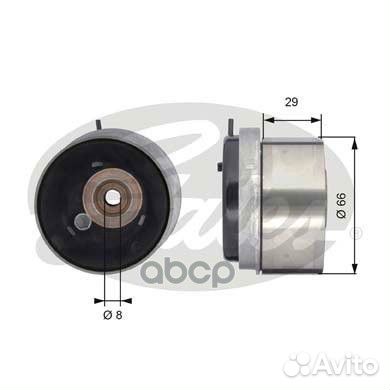 Ролик натяжной ремня грм T43143 Gates