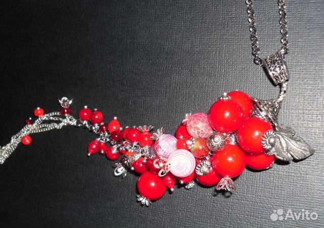 Кулон натуральные камни, новое